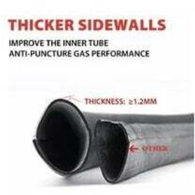 Pieces 4.10/3.50-4 Inner Tube with Valve Stem for Wheelbarrow Lawn Mower Stroller Generator Garden Cart.., Made of Rubber