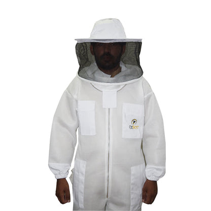 Beekeeping Bee Suit 2 Layer Mesh Round Head Style Ultra Cool & Light Weight - S