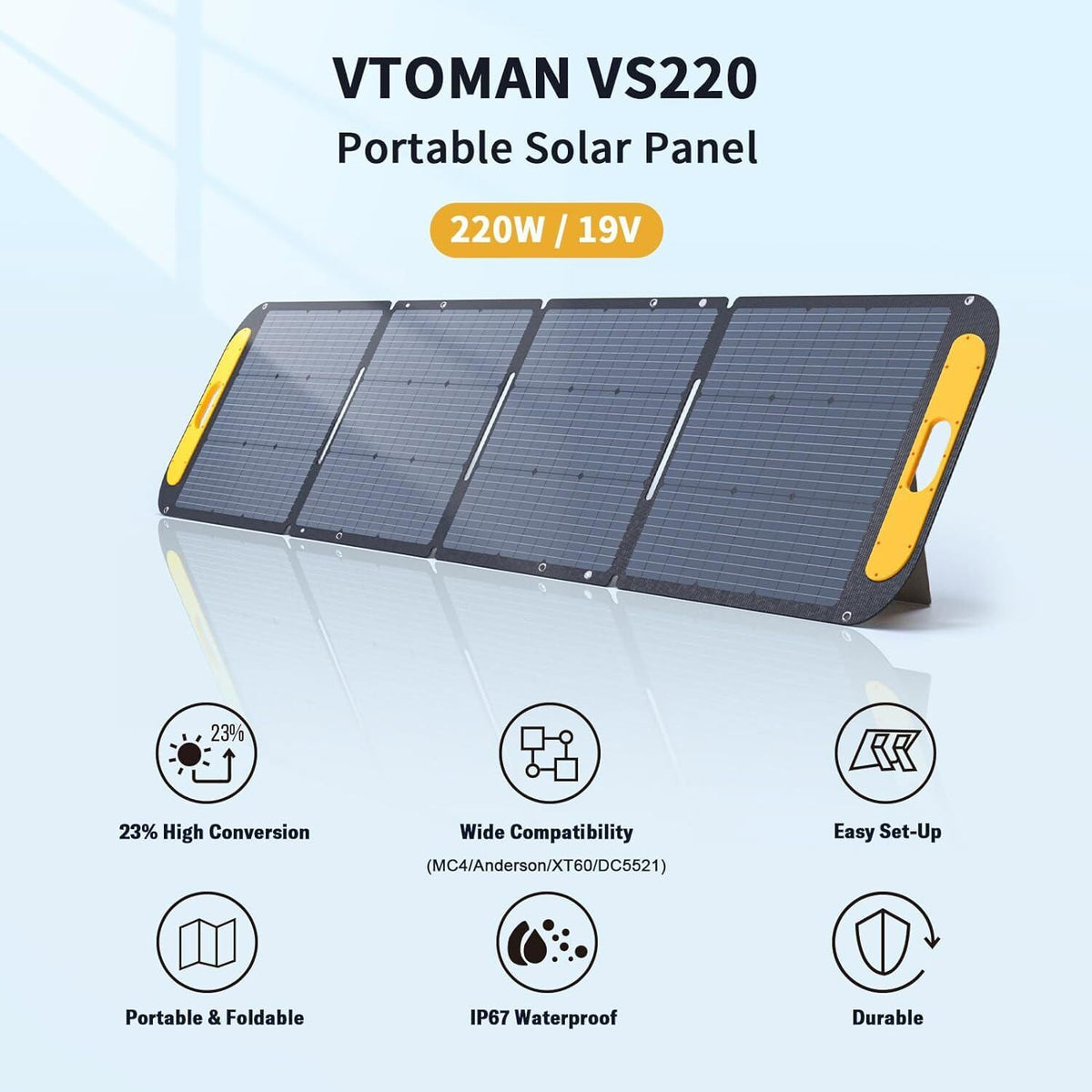 Jump 1000X 1000W Solar Generator + 220W Panel AC/DC