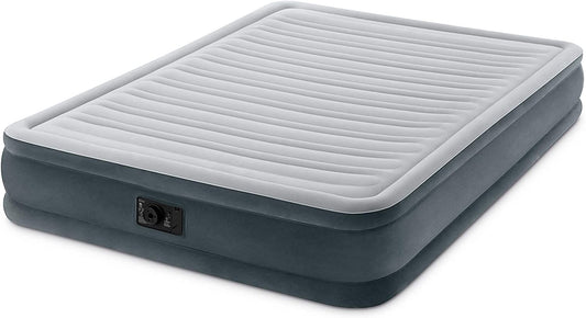 INTEX QUEEN DURA-BEAM COMFORT-PLUSH AIRBED WITH BIP