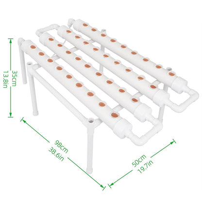 36 Sites Hydroponic Grow Tool Kits Vegetable Garden System 220V Water Pump