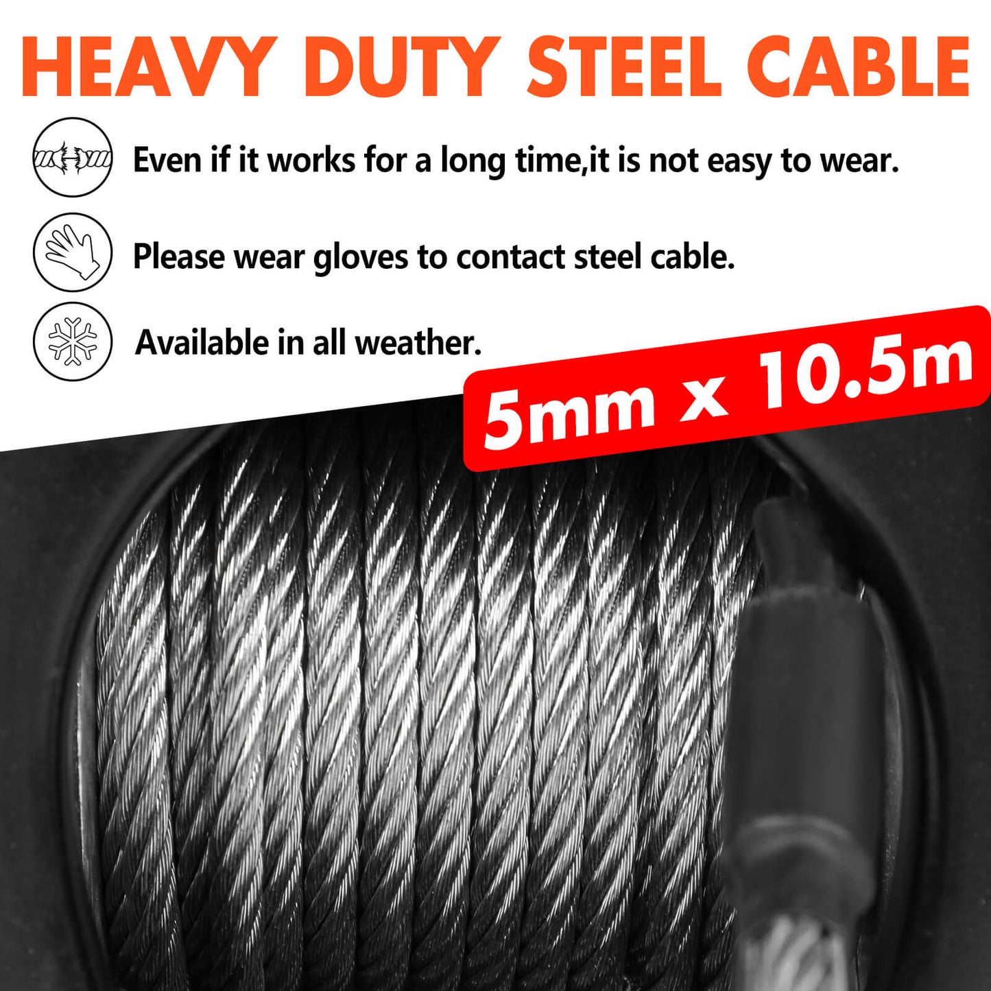 X-BULL 12V Electric Boat Winch 5000LBS Portable Wireless Remote Trailer Winch Steel Cable