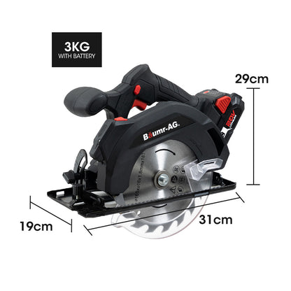 BAUMR-AG CS3 20V SYNC Cordless Circular Saw with Battery and Fast Charger Kit