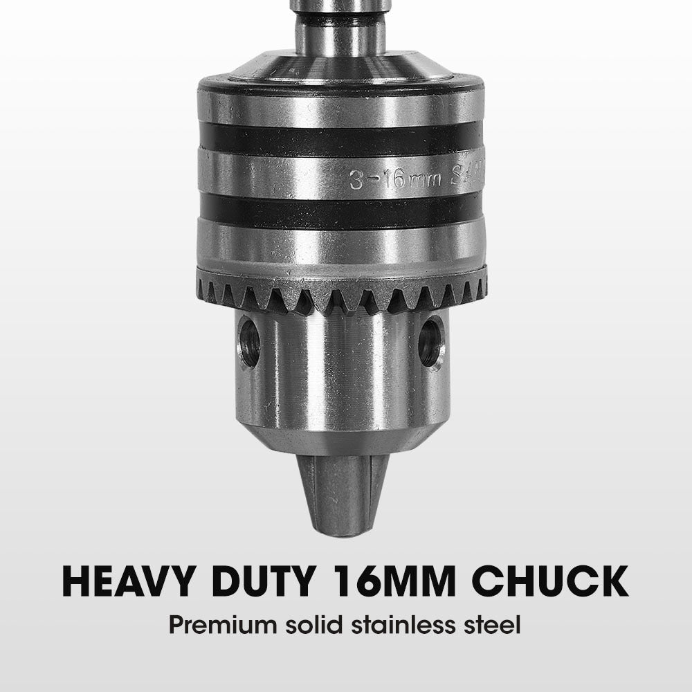 Baumr-AG 600W 12" Pedestal Bench Drill Press, 12 Speeds, 16mm Chuck (DP17)