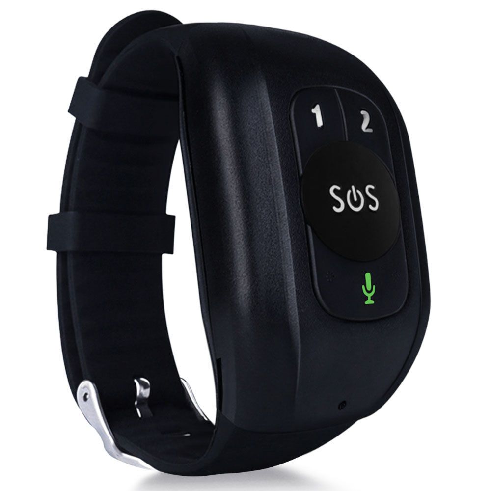 EQUIPMED GPS Fall Detection Emergency Bracelet with SOS Button, for Seniors, 2 Way Calling, Location Tracking, Speed Dial, iPhone and Android Compatible