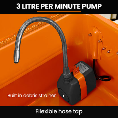 Unimac 22L Auto Parts Washer, for Home, Business and Small Garages