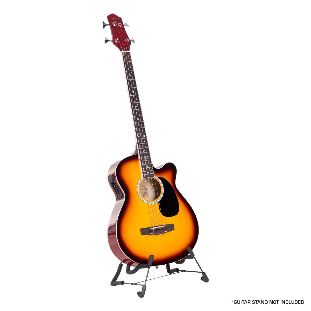 Karrera 43in Acoustic Bass Guitar Sunburst