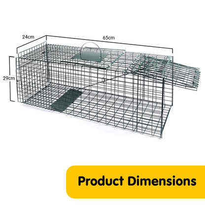 Klika Humane Live Animal Trap Possum Rat Rabbit Hare Catcher Folding Cage