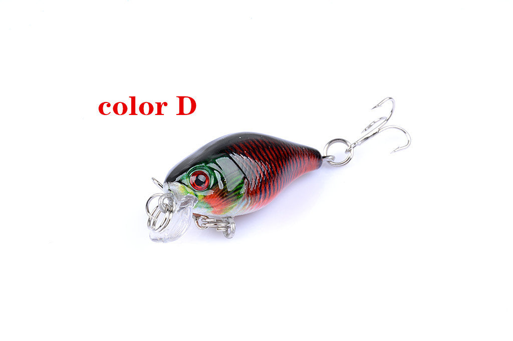 6x 4.3cm Popper Crank Bait Fishing Lure Lures Surface Tackle Saltwater