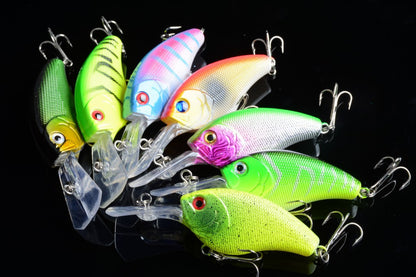 7x 9cm Popper Crank Bait Fishing Lure Lures Surface Tackle Saltwater