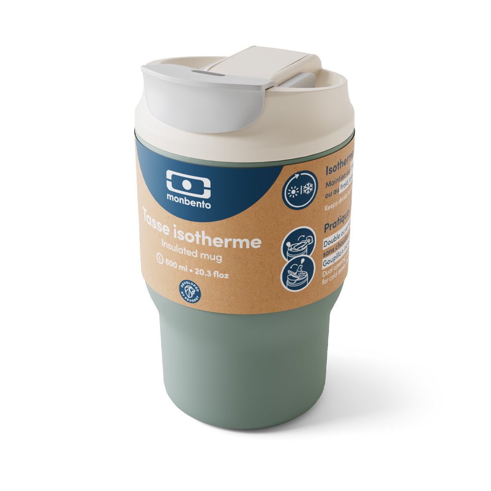 Monbento Travel Mug S - Green Natural