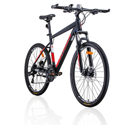 Trinx M600 Mountain Bike 24 Speed MTB Bicycle 17 Inches Frame Red