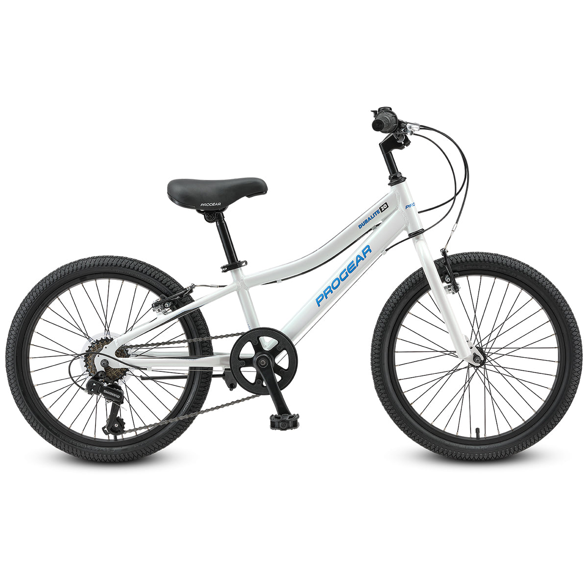 Progear DuraLite 7 Speed Kids Bike 20" - Pearl White