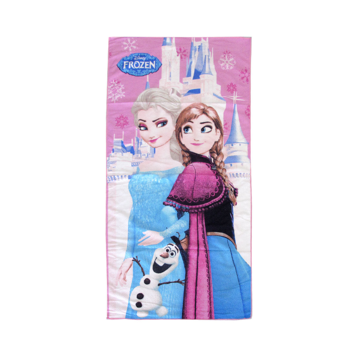 Bloomington Frozen Elsa & Anna Kids Cartoon Printed Microfiber Beach Towel 70 x 137 cm