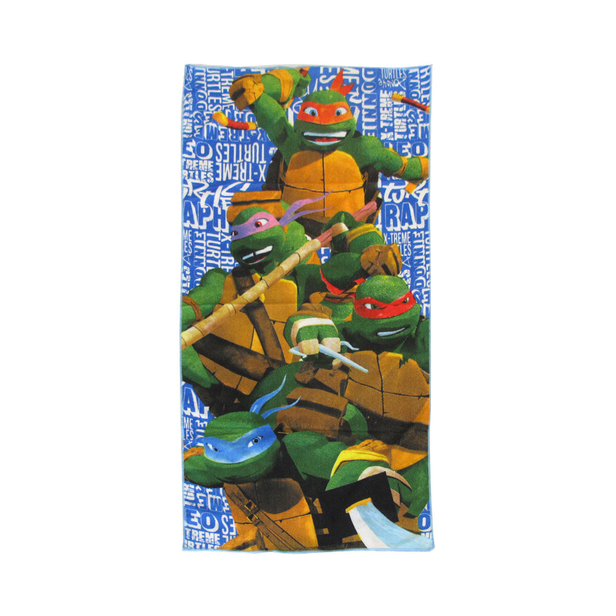 Bloomington Ninja Turtles Kids Cartoon Printed Microfiber Beach Towel 70 x 137 cm