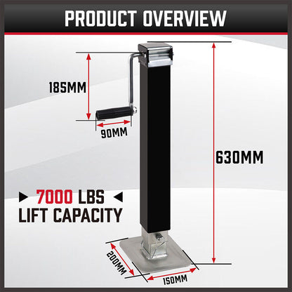 TRAILER CANOPY CARAVAN JACK STAND 3175KG 7000LBS HEAVY DUTY STABILIZER LEGS