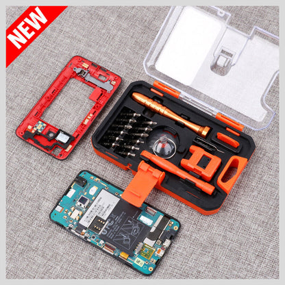 HORUSDY 18 in 1 Mobile Phone Repair Tools Kit Pry Opening Tool Screwdriver