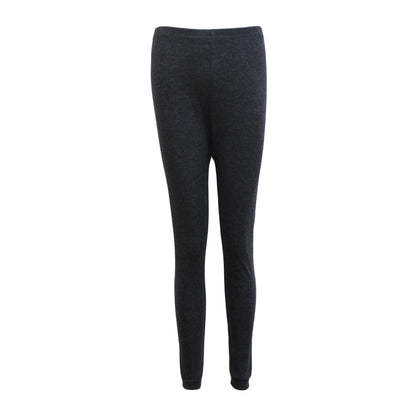 Womens Merino Wool Top Pants Thermal Leggings Long Johns Underwear Pajamas, Women's Leggings - Black, 20-22