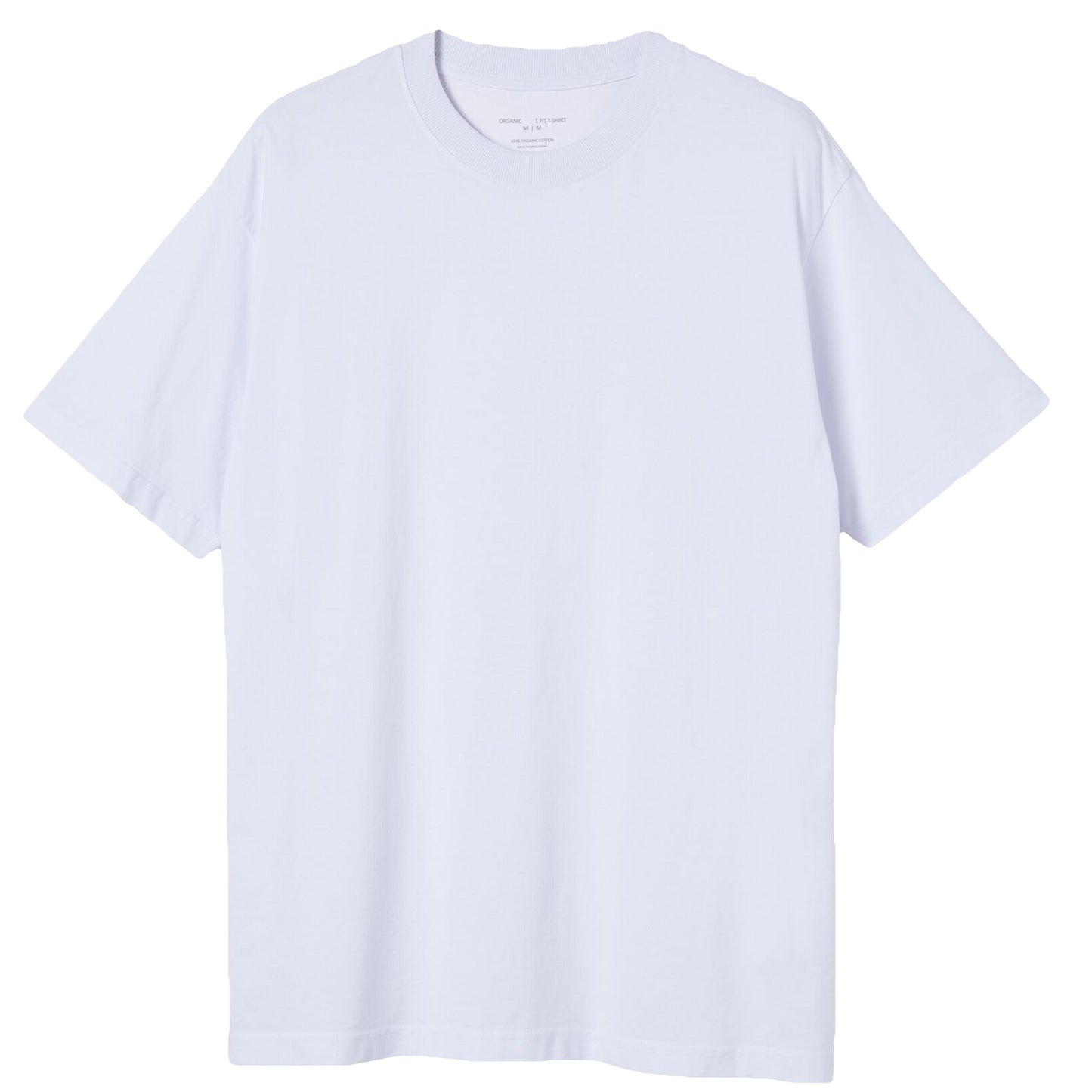 Adult 100% Cotton T-Shirt Unisex Men's Basic Plain Blank Crew Tee Tops Shirts, White, 2XL