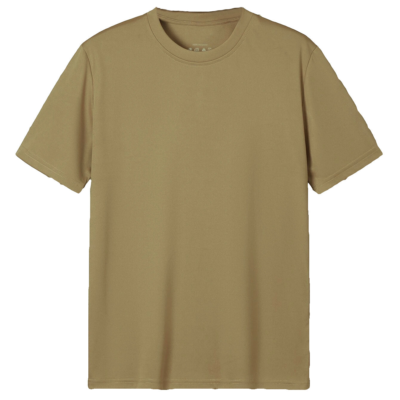 Adult 100% Cotton T-Shirt Unisex Men's Basic Plain Blank Crew Tee Tops Shirts, Copper, L