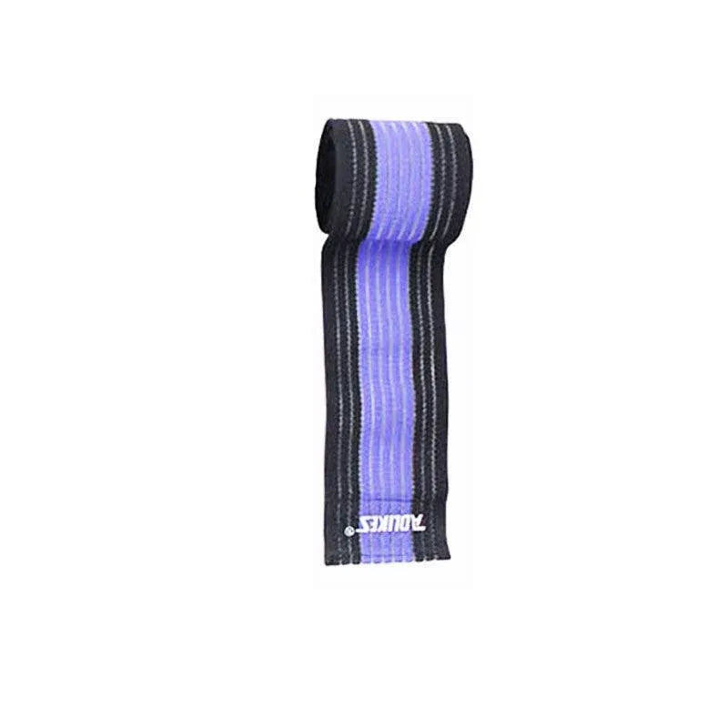 Aolikes Wrist Brace Elastic Bandage Support Sport Gym Wrap Fitness Wristband - Black+Blue