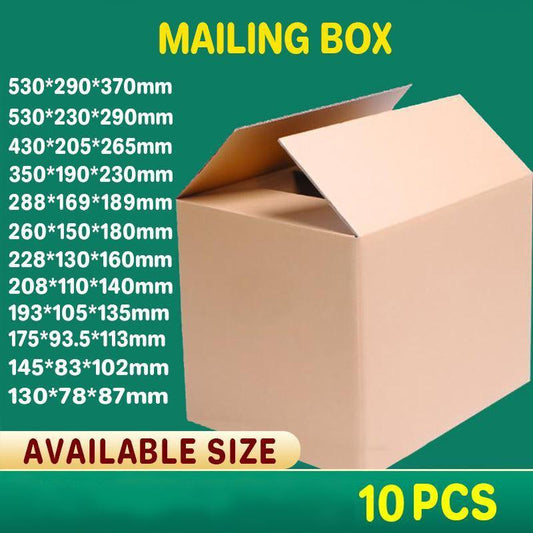 3-Layer Mailing Box Carton Small Medium Large Cardboard Parcel Boxes - Carton - 145x83x102mm