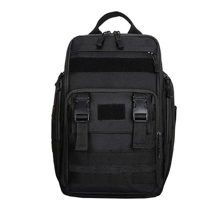 Fishing Tackle Backpack Storage Bag Shoulder Fishing Gear Bags Outdoor Backpack - Night Camouflage
