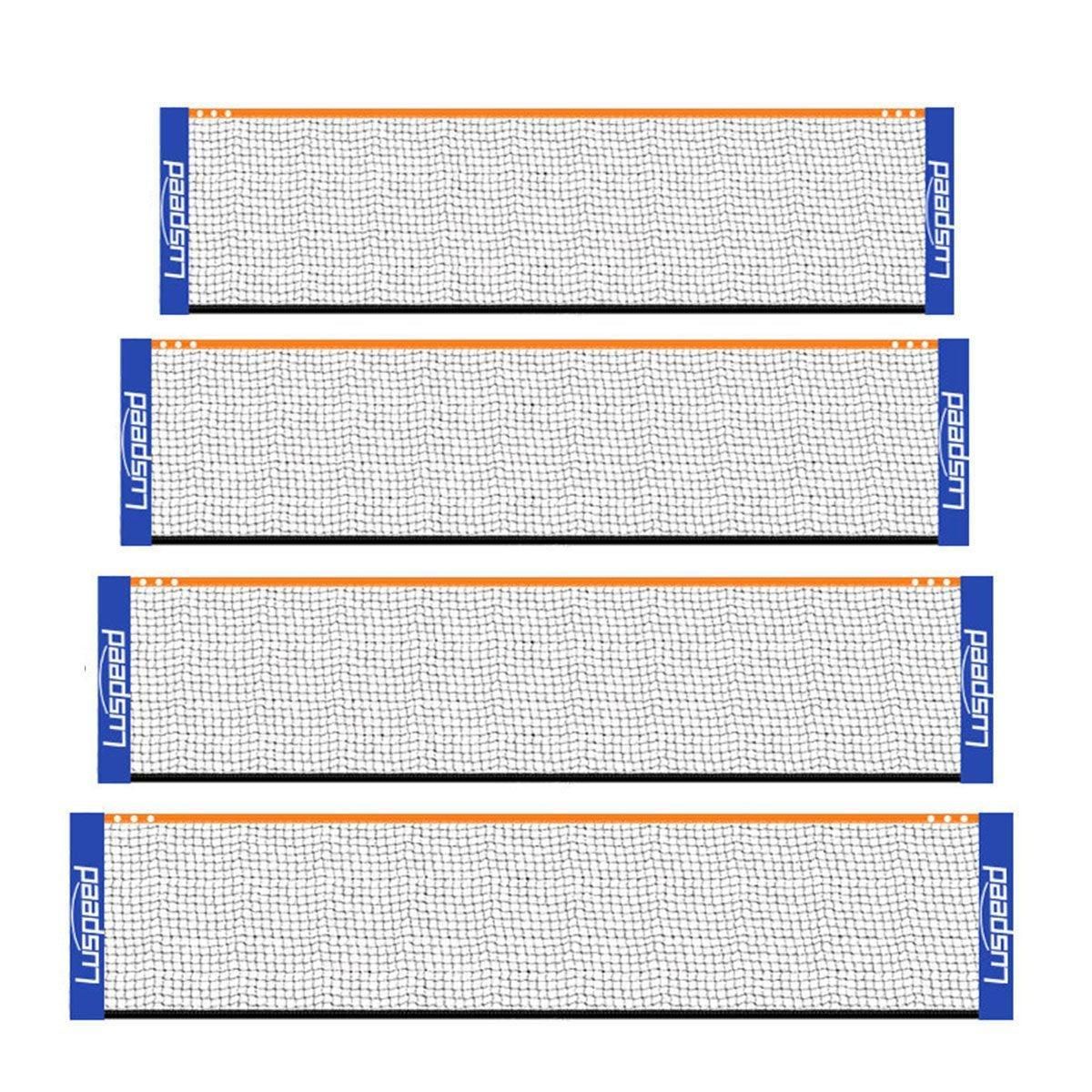Portable Outdoor Badminton Net Set Easy Setup Adjustable Height Sports Equipment - 4.1M