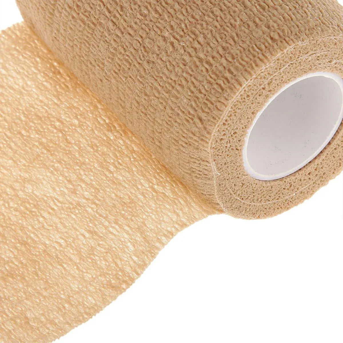 6PCS Self Adhesive Elastic Wrap Non Woven Cohesive Tape for Sports and Daily Use - 7.5cm