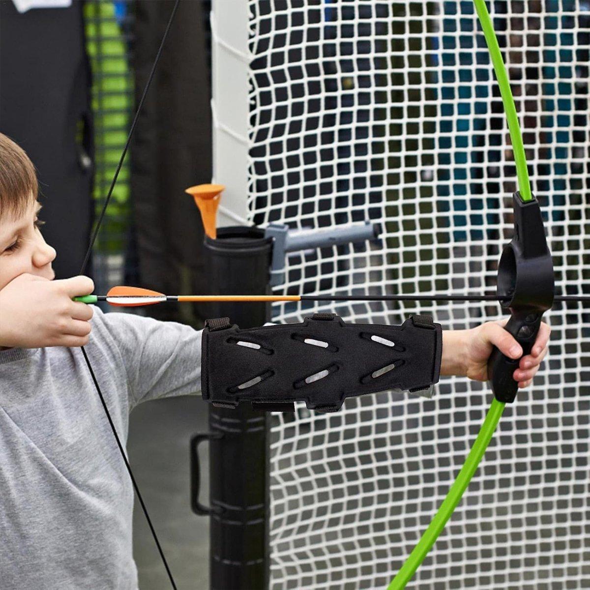 2X Archery Arm Guard Finger Guard Protective Gear For Practice Openwork