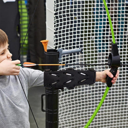 2X Archery Arm Guard Finger Guard Protective Gear For Practice Openwork