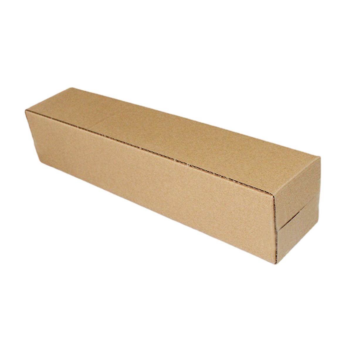 50pcs Long Strip Carton Flat Square Durable Shipping Boxes for Packaging Storage - 6.5cm x 6.5cm x 28cm