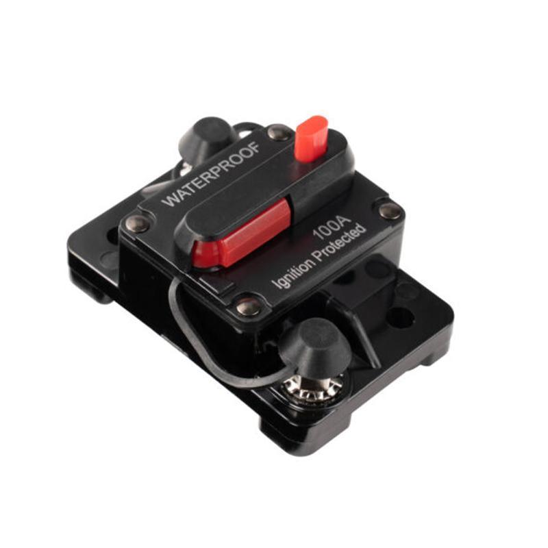 Waterproof Car Circuit Breaker Fuse Reset 30-300A AMP 12V-48V DC Car Boat IP67 - 80A