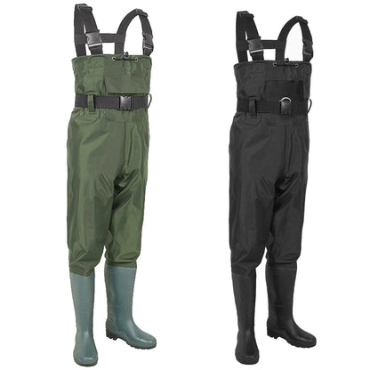 Waterproof Ultra Light Breathable Wading Pants Nylon Half Length Gear - Black-46