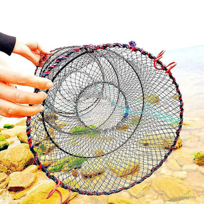 2PCS Shrimp Crab Lobster Fishing Net Fish Trap Cage for Carp Crucian Breeding