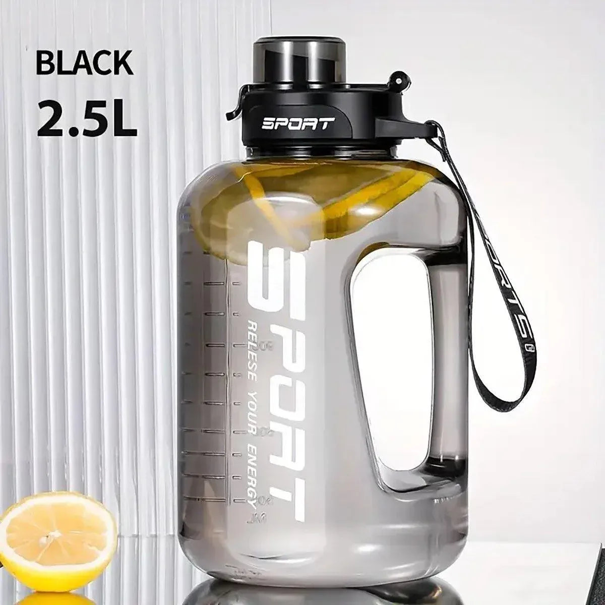 Large Capacity Water Cup Fitness Sports Water Bottle for Gym Outdoor Activities - Green