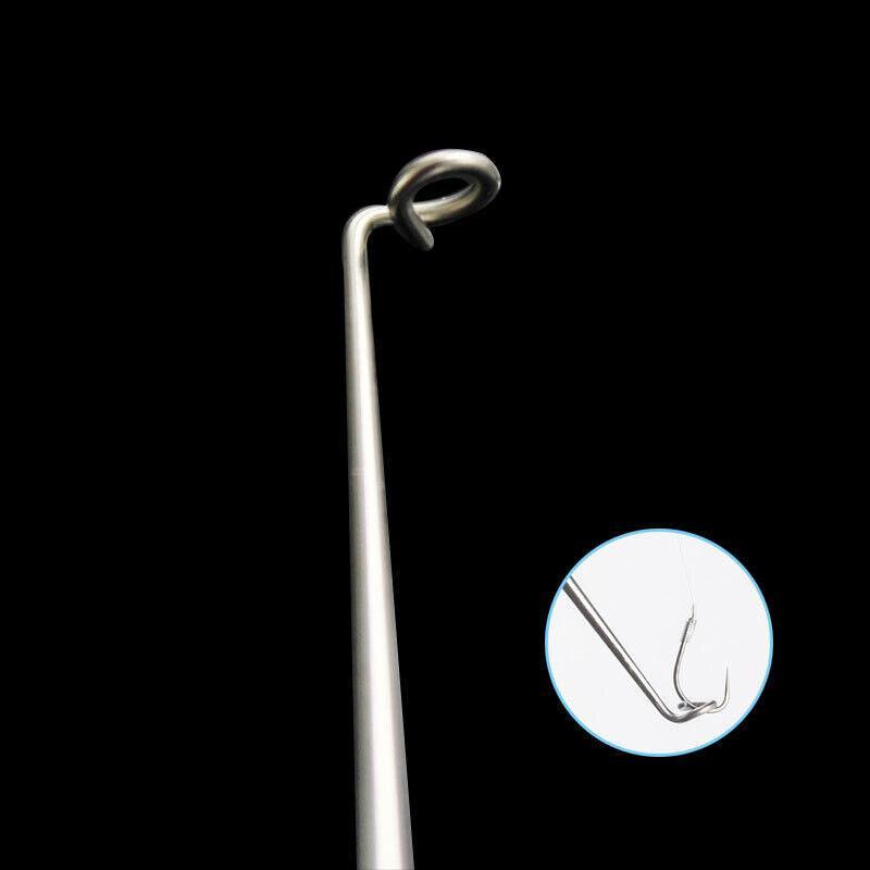 Fishing Hook Remover Stainless Steel Fishhook Dehooker Hook Detacher Extractor - Grey