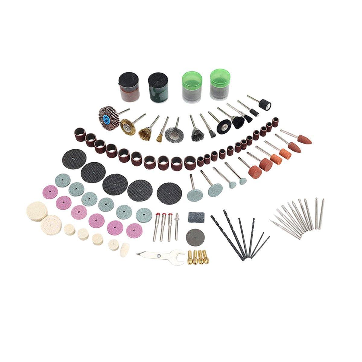 100/147pcs Electric Mill Set Accessories Grinding Cutting Drilling Tool Kit - 100Pcs(Without Grinder Pen)