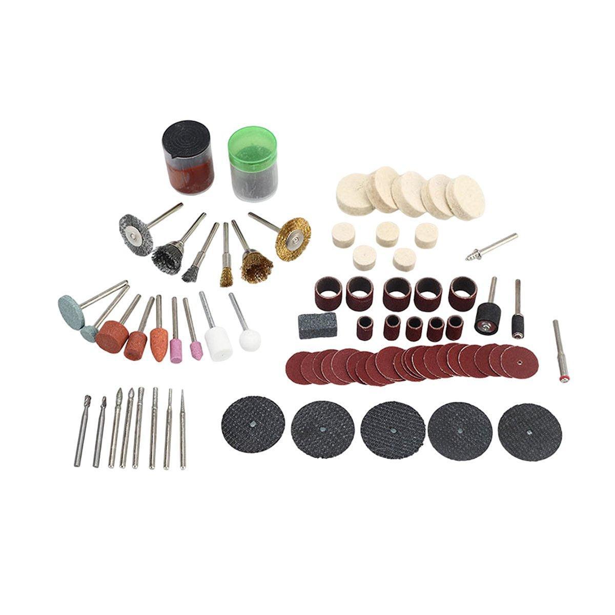 100/147pcs Electric Mill Set Accessories Grinding Cutting Drilling Tool Kit - 147Pcs(Without Grinder Pen)