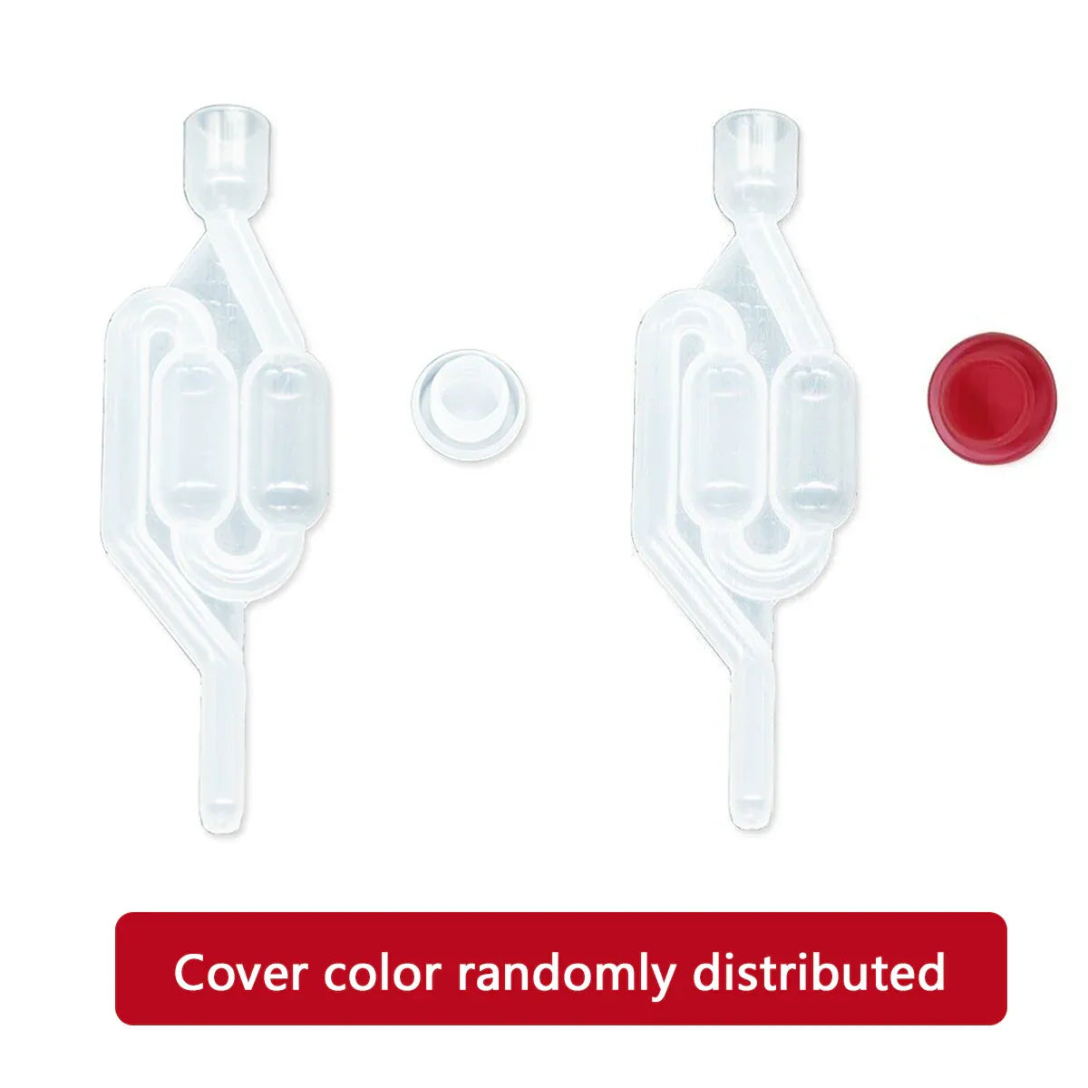 2Pcs Fermenter Airlock S Bubble Type Air Lock Home Brew Beer Wine