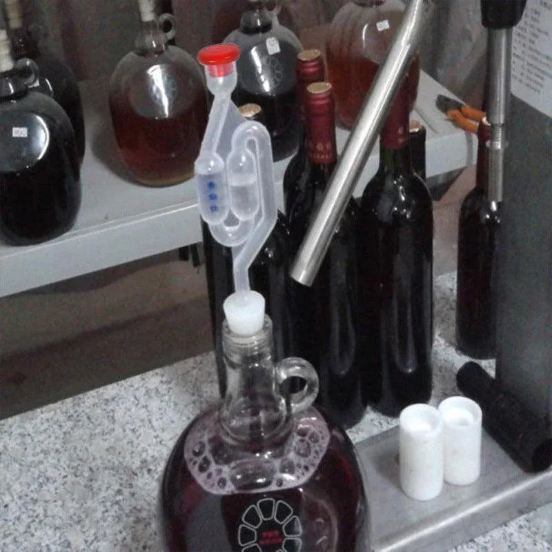 2Pcs Fermenter Airlock S Bubble Type Air Lock Home Brew Beer Wine