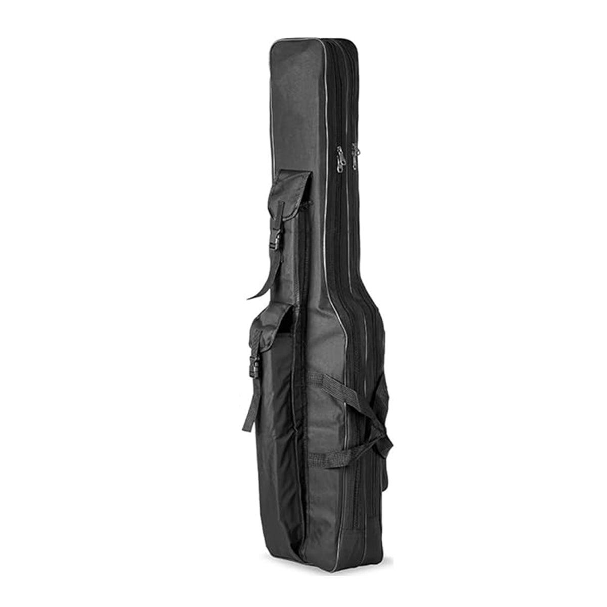 130cm Big Belly Fishing Tackle Bag Rod Storage Carry Case Outdoor Fishing Bag - Light blue camouflage