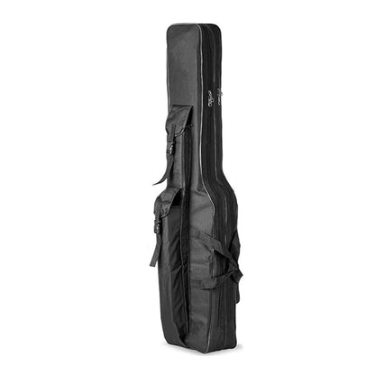 130cm Big Belly Fishing Tackle Bag Rod Storage Carry Case Outdoor Fishing Bag - Light blue camouflage
