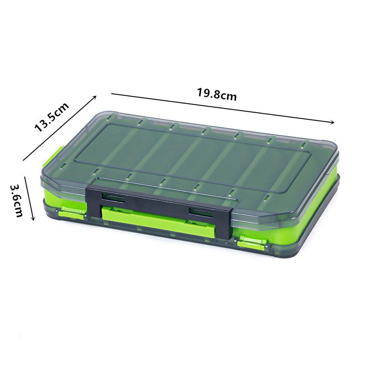 Multifunctional Fishing Bait Storage Box Accessories Gear Organizer Tool Box - Blue-S