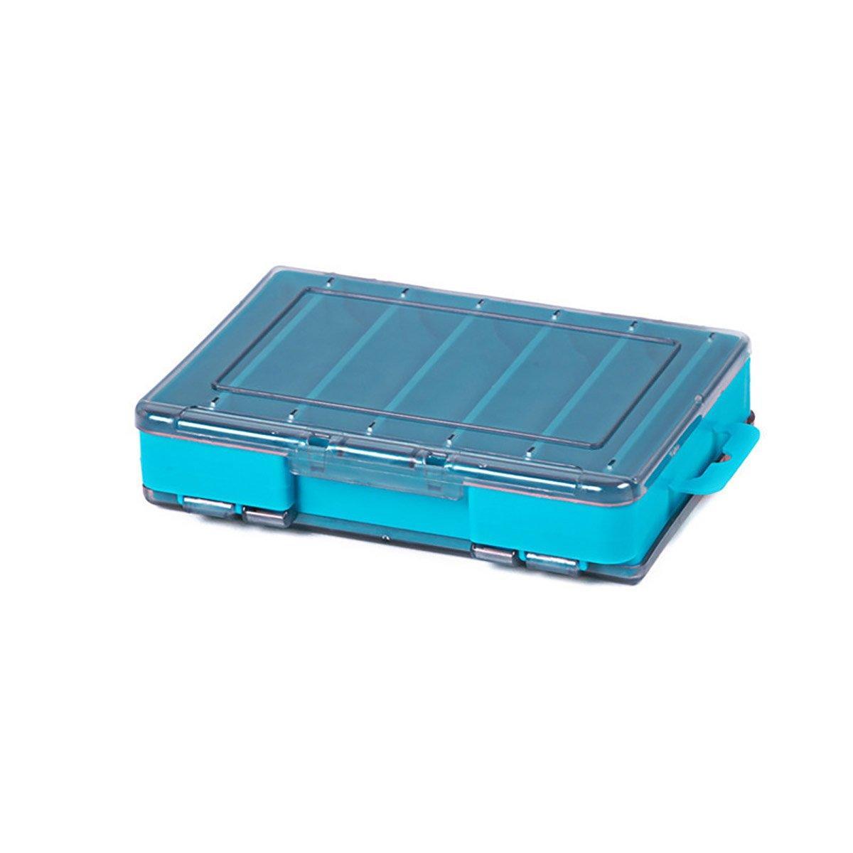 Multifunctional Fishing Bait Storage Box Accessories Gear Organizer Tool Box - Blue-S