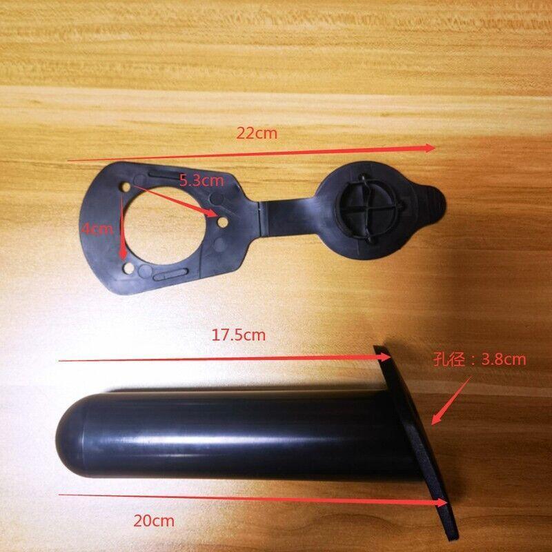 2Pcs With Cap Cover Fishing Boat Rod Holder For Kayak Pole Bracket Flush Mount