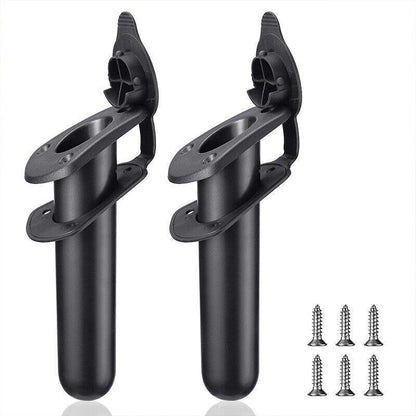 2Pcs With Cap Cover Fishing Boat Rod Holder For Kayak Pole Bracket Flush Mount