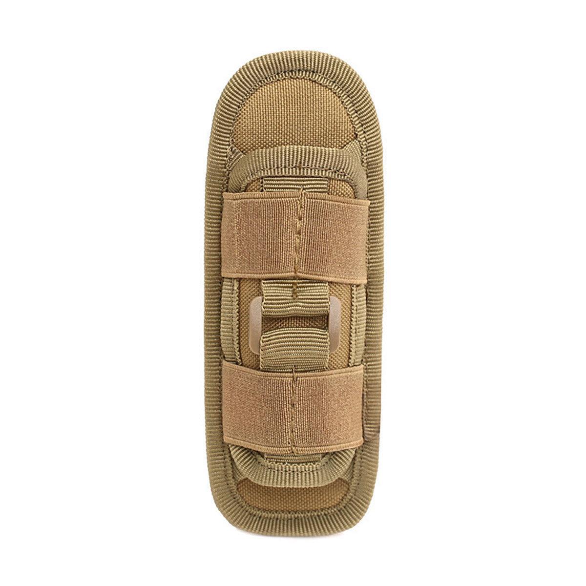 Portable Outdoor Military Flashlight Bag Pouch Tactical Case Holster Belt Holder - Camouflage