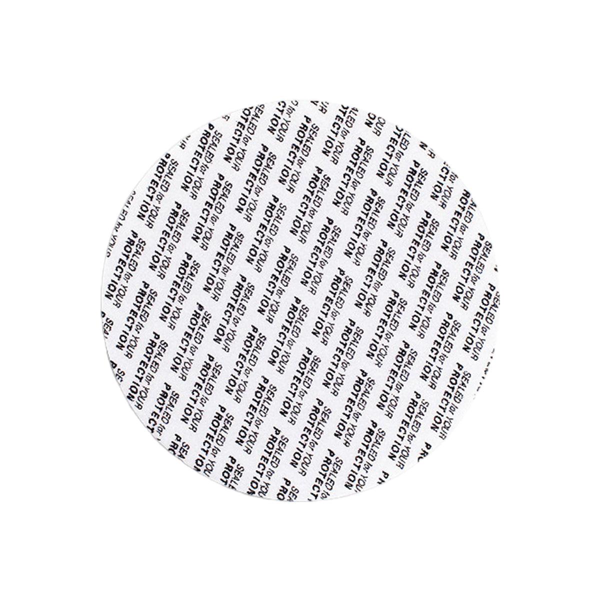 200pcs Pressure Sensitive Gasket Self Adhesive Bottle Cap Sealing Liner for Jars - 4.5cm