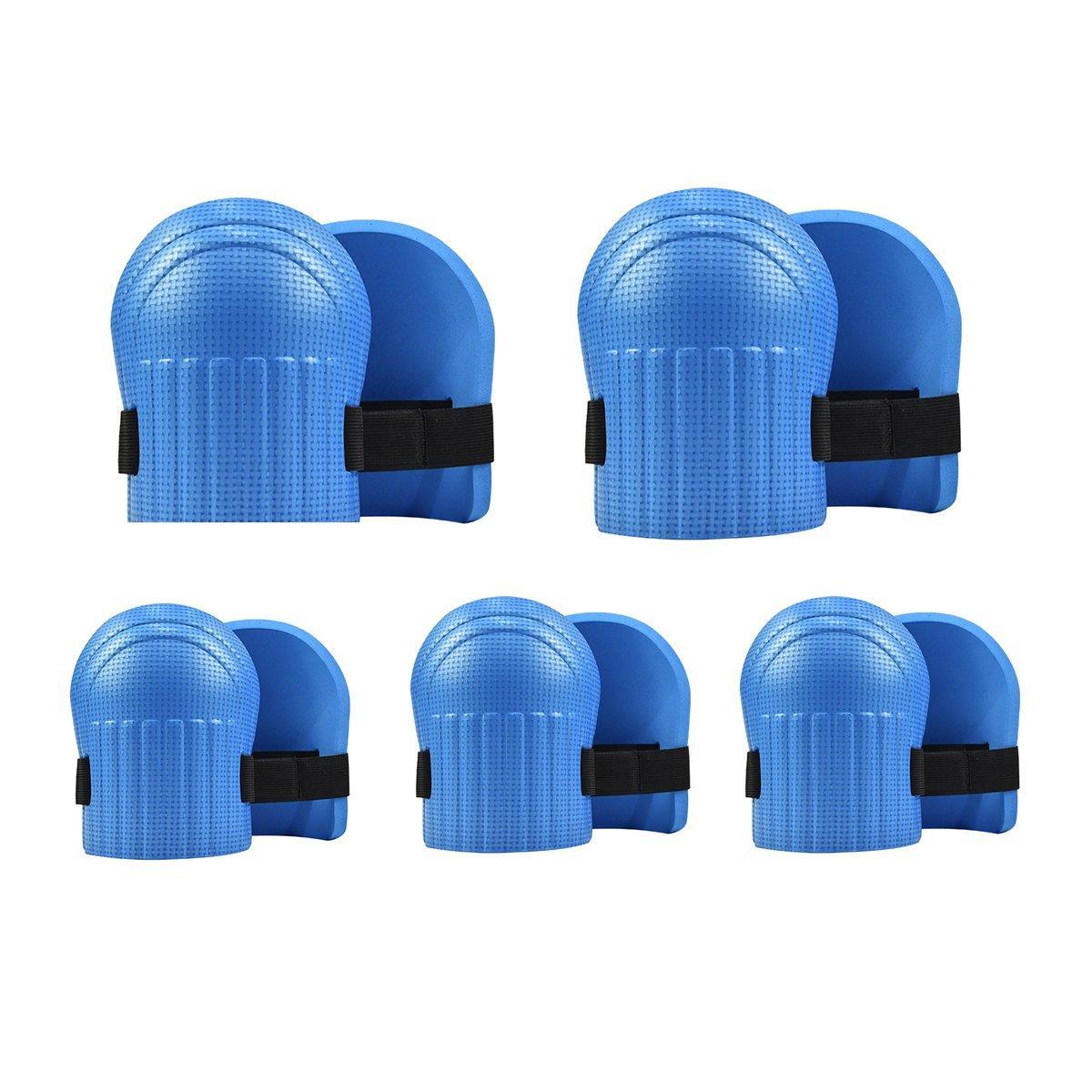 Professional Knee Pads for Construction Flooring Tiling Knee Protection Gear - Black